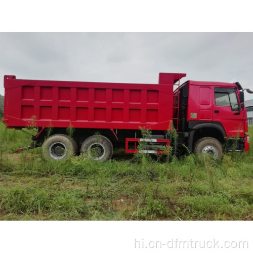 6x4 LHD 375HP डंप ट्रक का उपयोग किया